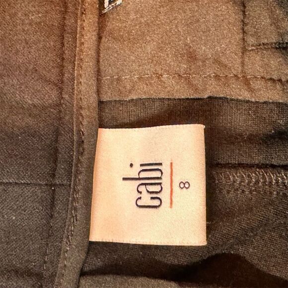 Cabi Women's Black Dress Pants Size 8 Straight Leg Business Classic - Picture 2 of 8